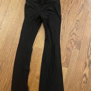 Athleta Girls Black Flare Leggings